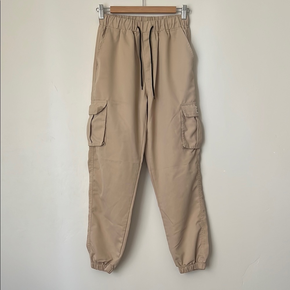 SHEIN Men's Tan Cargo Jogger Pants XS